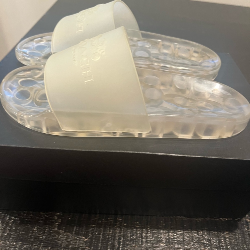 Clear Coach Slide Sandals - Picture 2 of 10